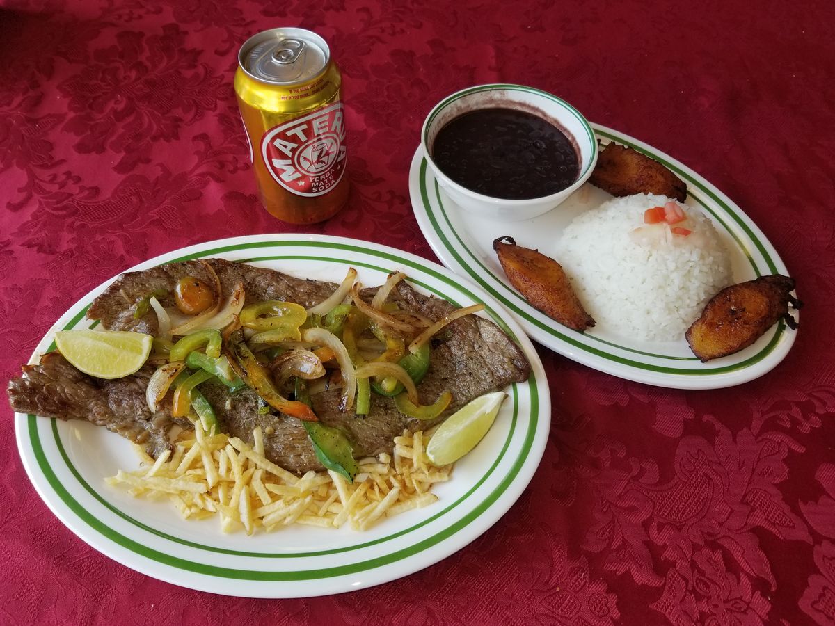 Bistec de Palomilla Encebollado at Capri Bakery & Restaurant