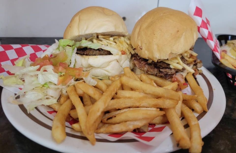 Frita Cubana con Papas at Capri Bakery & Restaurant