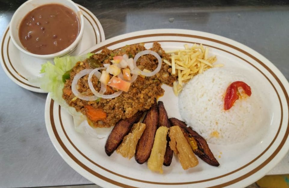 Picadillo a la Criolla at Capri Bakery & Restaurant