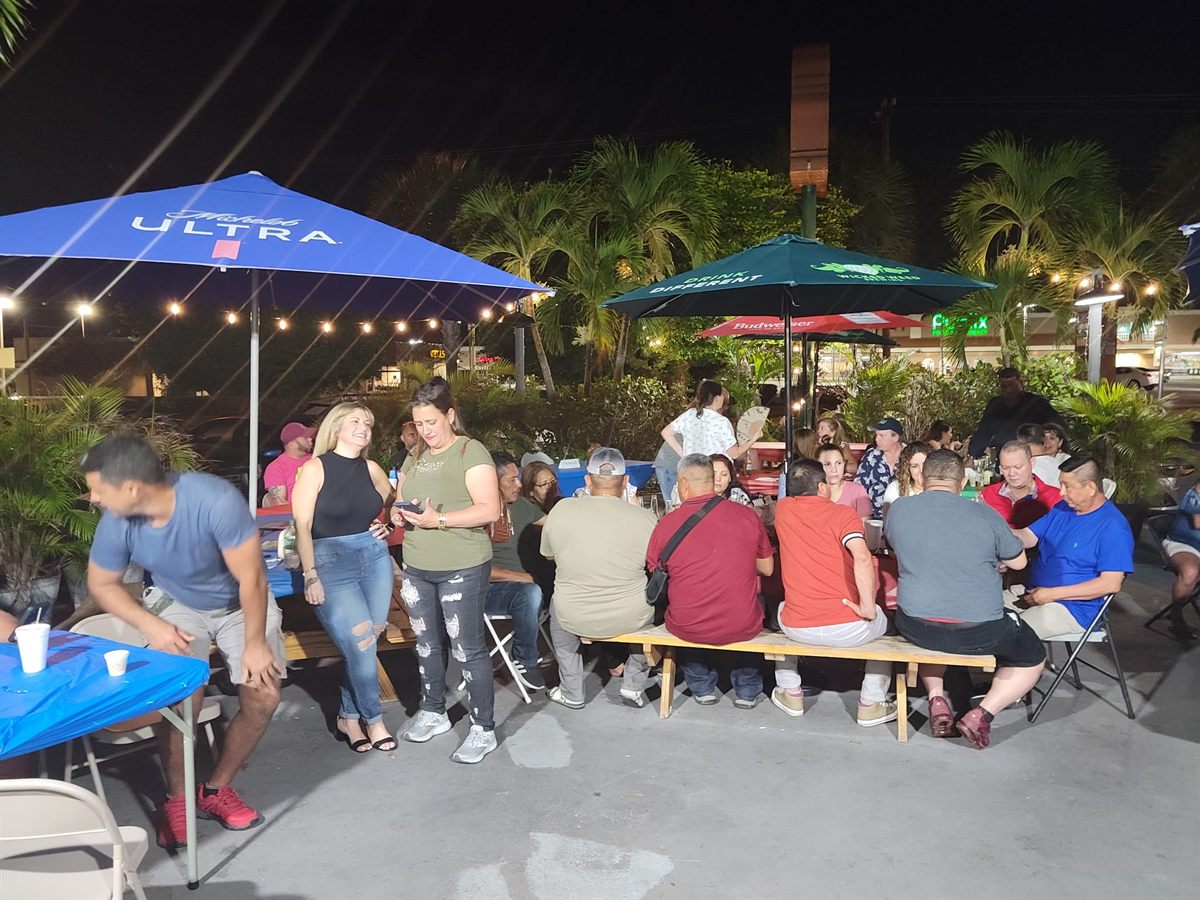 Guests gathered at Capri Bakery & Restaurant