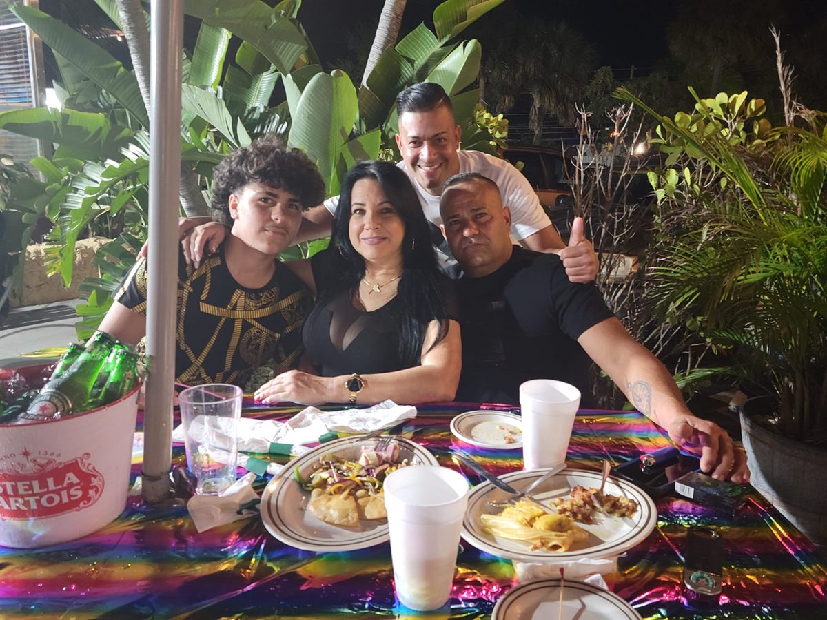 Capri patio gathering